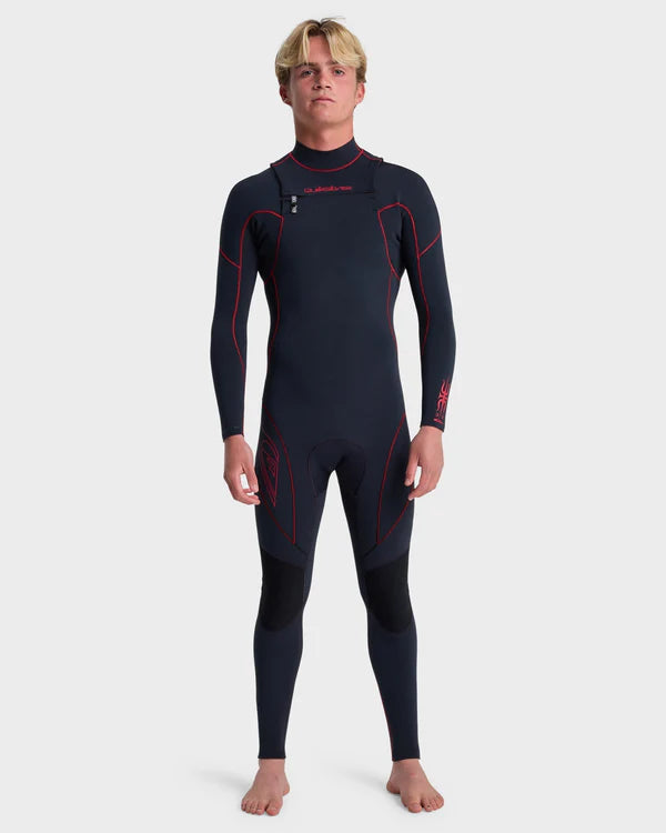 Quicksilver Mens 3/2 Mercury Chest Zip Wetsuit