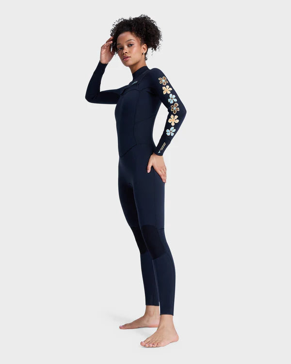 Roxy Womens 3/2mm Swell Natural Chest Zip Wetsuit