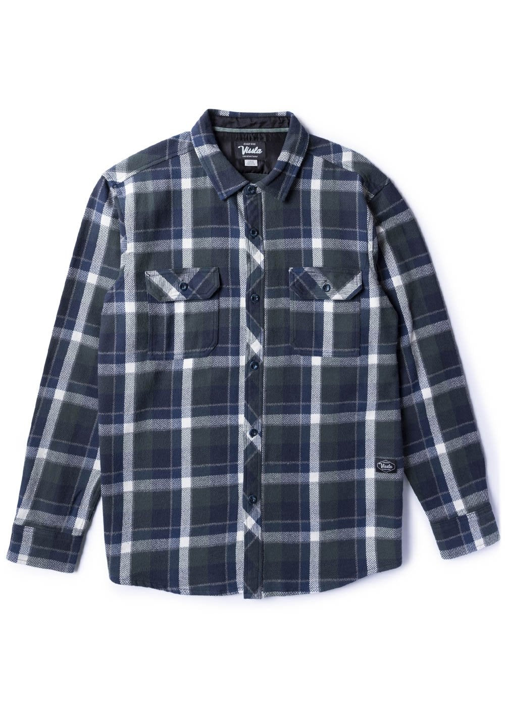 Vissla Creators Innovators Eco Ls Flannel - Evergreen